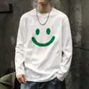 Nueva Camiseta Versátil de Cuello Redondo para Hombre Otoño 2026 Trendy Creativa Casual Sudadera Superior para Hombre LOGOTIPO Personalizable