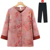 Ropa de Verano para Mujeres Mayores, Camisas Nuevas de Estilo Chino para Abuelas, Cárdigans para Señoras Mayores, Tops Tradicionales de Estilo Chino, Conjuntos Elegantes para Madres