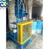 Cortadora vertical semiautomática de bidones de aceite usado planta de reciclaje de bidones de aceite usado máquina cizalladora rodante de bidones de aceite con tapa abierta