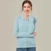 [Con Seda de Morera Cachemir] Cardigan Chaqueta de Punto para Mujer, Sencillo y Versátil, con Toque de Lujo, para Primavera y Otoño