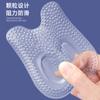Plantillas Acolchadas Suaves para Hombres y Mujeres, Plantillas de Media Talla Absorbentes de Impactos, Almohadillas de Talón de Masaje con Partículas Cóncavas Deportivas