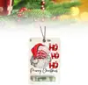 Regalos de Navidad 2024-Papá Noel Billetera de Navidad Colgante de Billetera Decoraciones de Árbol de Navidad