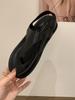 Sandalias Planas Retro de Tanga Rojas Chanclas 2025 Verano Ropa Exterior con Falda Vacaciones Playa Zapatos Romanos para Mujer