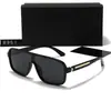 Nuevas Gafas de Sol Cuadradas de Moda Europeas y Americanas para Hombres y Mujeres, Gafas de Sol Trendy Personalizadas para Protección Solar al Aire Libre D8951