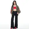 Jeans Acampanados Retro Americanos Transfronterizos Otoño/Invierno 2026 para Mujer, Pantalones Nuevos de Tiro Bajo Adelgazantes Sueltos de Longitud Completa