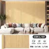 Pegatinas Engrosadas con Grano de Madera, Pegatinas de Pared Autoadhesivas, Pared de Fondo de TV Impermeable y a Prueba de Humedad, Papel Tapiz de Alta Gama, Paneles de Pared de Imitación de Madera Maciza