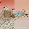 Pingente de ouro quadrado 999 de pureza, baú do tesouro da sorte, série de cachorrinhos aveludados com cordão, um item popular nas transmissões ao vivo do Douyin