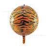 Nuevo globo de aluminio decorativo de 22 pulgadas con patrón de piel de tigre 4D, patrón de piel de leopardo, patrón de piel de serpiente, decoración para cumpleaños, boda, globo decorativo de papel de aluminio