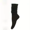 Calcetines altos para hombre y mujer, calcetines deportivos de tubo largo, baloncesto, para mujer, color liso, transpirables, absorbentes de sudor, desodorantes, tubo corto