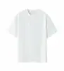 Camisa de manga corta pesada desgastada de 430 g (Hilo doble de 16 hilos) camiseta de moda con cuello redondo, casual y cómoda con diseños estampados y bordados