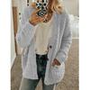 Ebay Amazon Wish2025 Moda Casual Outono e Inverno Europeia e Americana Jaqueta Suéter Tamanho Grande Top