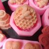 Molde de Silicona Flor Azúcar Bendición Bebé Palabras Molde para Hornear DIY Vela de Aromaterapia Jabón Artesanal Gel de Amor Herramienta para Gotear