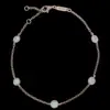 Jxj.S925 Prata Esterlina Ti Casa Pulseira Redonda de Diamante para Mulheres, Design Simples, Fashion e Versátil, Presente de Luxo Acessível para Namorada