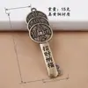 Latão Dinheiro dos Cinco Imperadores Pingente Chaveiro Zodiacal Doze Signos Chaveiro Atrator de Fortuna Ornamentos Acessórios para Reunião no Templo