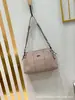 Bolso de Hombro Individual de Moda con Doble Correa, Bolso Cruzado Bordado de Gran Capacidad, Bolso Casual Simple Europeo y Americano para Mamá para Viajes Tendencia