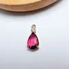 Color cobre-zircón que retiene el color-bordes de cristal-colgante gota de agua-pasador de pelo antiguo-borla-colgante de cejas-pendientes-coronas-todos los accesorios de joyería