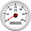 Tacómetro de motor modificado para coche, camión, barco, yate, montado con pin de 85 mm, medidor de 0-8000 rpm