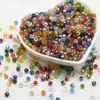 Cuentas de Tierra de 4 mm Chapadas con Color AB 1 Material de Manualidades para Bisutería Accesorios Pasador Borla Cuentas Sueltas de Cristal