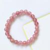 Pulseira de Pedra Ágata Olho de Tigre Cristal Natural 8mm Fashion Simples Círculo Único Contas Redondas Joia Transfronteiriça Pulseira de Obsidiana