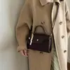 Bolso de Mano de Alta Gama de Moda Bolso Baguette Modelo Nuevo 2025 Casual Textura Retro Hombro Único para Viajar Otoño e Invierno Bolso Cruzado