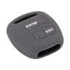 Adequado para Toyota Overbearing Placa Reta 2 Teclas Rav4 Capa de Silicone para Chave Adequado para Toyota Controle Remoto Vios Bolsa para Chave