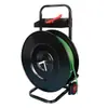 Carro Porta-Bobina de Fita de Aço Plástico Carrinho de Bobina de Fita PET Plástico Freio de Empurrar Manual Máquina de Fita Auxiliar Tipo Reforçado