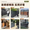 Valla de aleación de aluminio para patio de villa, valla artística de aluminio para jardín exterior, admite entrega de muestras gratuitas de fábrica transfronteriza