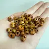 Craneo de Hueso de Yak del Tíbet y Accesorios de Cuentas Cuerpo Pulido Tallado a Mano Accesorios Culturales del Tíbet para Hombres y Mujeres