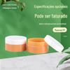10g Frasco de Creme de Boca Larga Frasco Cosmético Frasco de Presente Frasco Pequeno PP Esfoliante Caixa de Creme de Camada Dupla Frasco Frasco de Plástico para Máscara Loção