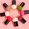 Esponja de Cushion Cabeça de Cogumelo Abóbora para Base BB Cream Maquiagem Úmida e Seca Sem Látex Ovo de Beleza Recomendado por Maquiadores