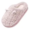 Atacado Pantufas de Algodão Fofas Femininas Outono Inverno Antibacterianas Solado Grosso Antiderrapante Novo Pelúcia Interna Casa Quente Casal Masculino