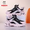 Zapatos Infantiles Bobodou Zapatos para Niñas Otoño Nuevo Estilo Superficie de Cuero Impermeables Zapatos Deportivos Infantiles Niños Medianos y Grandes Zapatos Casuales para Niñas