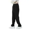 Moda Otoño 2026 Nuevos Pantalones Casuales de Punto de Sarga Caída y Frescura Tendencia Adelgazante Pantalones de Pierna Recta Pantalones de Calidad para Hombre