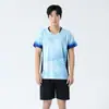 Nuevos Uniformes de Bádminton Conjuntos para Hombre y Mujer Manga Corta Ropa Deportiva Uniformes de Entrenamiento Competición Equipo Verano Secado Rápido Tenis de Mesa Bádminton Uniformes Personalizados