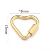 Hebilla de Conexión de Acero Inoxidable Corazón Pequeño Estrella de Cinco Puntas Ovalada Rectangular Galvanizado Conservante del Color Accesorios para Pulsera Collar DIY