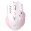 Ratón Inalámbrico Mecha Bluetooth Modo Dual Carga Modelo Luz-Sonido Gaming Oficina Ratón Laptop Uso en Casa