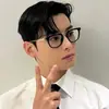 Gafas de moda trendy sin receta, estilo europeo y americano, gafas de aspecto natural estilo ins, gafas sin receta anti-luz azul, se pueden equipar con lentes recetados