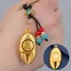 Pinza de cangrejo de cobre de imitación cadena de llaves giratoria 12 signos del zodíaco manos colgante de llave de coche rico lugar escénico regalo popular