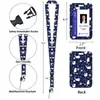 Porta credencial con impresión UV Porta tarjeta de autobús Tarjeta con nombre de marca Tarjeta de comida Insignia de trabajo Porta credencial con cordón Correa para el cuello Hebilla retráctil