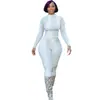 D9589 Amazon Europeu e Americano Mais Vendido Roupas Femininas Sexy Estampa de Cobra Manga Longa Body Justo Terno de Calça Skinny