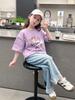 Camiseta Manga Curta Boneca Estéreo Infantil Estilo Coreano Tops Infantis Grandes Tops Infantis Meninas Novo Estilo Verão 2025