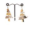 Otoño e Invierno Nuevo Pendientes de Árbol de Navidad de Moda Navideña para Mujer Collar Nicho Atmósfera Navideña Accesorios de Collar Avanzados