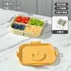Caja de Almuerzo de Frutas para Acampar al Aire Libre Picnic Portátil Caja de Almacenamiento Compartimentada Caja de Conservación de Alimentos de Plástico para Refrigerador