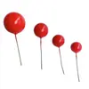 Bolas Decorativas para Bolo de Influenciador Transfronteiriço Multiespecificação Bola Dourada Bola Prateada Bola Colorida Plug-in para Bolo Acessórios de Decoração para Confeitaria