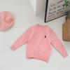 Suéter Suave para Hombre y Mujer para Niños Jersey de Punto de Manga Larga Ropa Interior para Mujer Bordado Caballo de Guerra Lana Ropa Cálida Moda