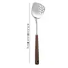 Auténtico Juego de 6 Piezas de Cuchara Espátula para Cocinar de Acero Inoxidable 304 Cocina Hogar Espátula de Champiñón Cuchara para Sopa Espátula Colador Grande