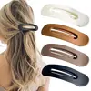 Pinza de Pato de Nuevo Estilo Transfronterizo Europeo y Americano de 11 cm de Largo para la Parte Trasera de la Cabeza, Pinza para el Cabello Simple y de Moda, Accesorio para el Cabello Práctico y Versátil