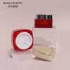 Fuente Acrílico Cuadrado de Gama Alta 15g 20g 30g Botella para Crema Botella para Crema de Cuidado de la Piel con Cuchara Botella para Crema de Ojos Material de Empaque