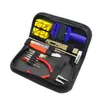 Herramienta de reparación de relojes kit de reparación de relojes juego de 16 piezas juego de herramientas montaje y desmontaje correa abridor de tapa inferior venta al por mayor