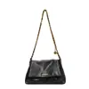 Bolsa Tote Vintage Simples de Grande Capacidade para Axila Feminina, Nova Chegada Outono 2026 Bolsa de Ombro Simples de Corrente de Alto Valor